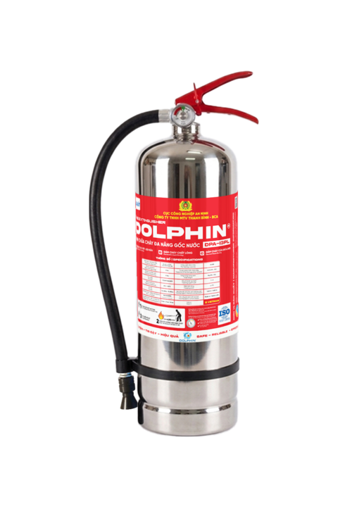 Bình chữa cháy gốc nước Dolphin DPA-I3PL (vỏ inox)