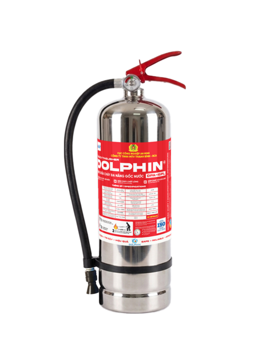 Bình chữa cháy gốc nước Dolphin DPA-I6PL (vỏ inox)